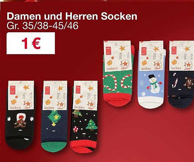 Damen und Herren Socken Gr. 35/38-45/46