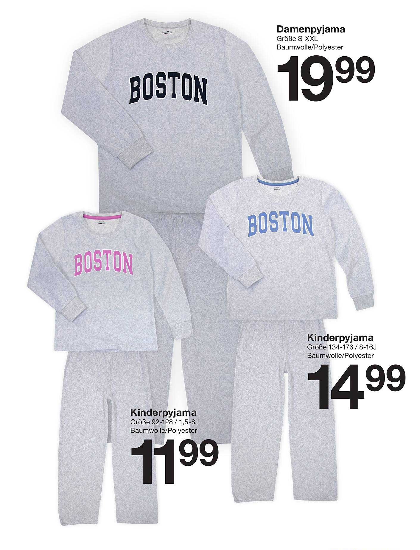 Damenpyjama und Kinderpyjama im Set – Perfekt für gemütliche Nächte