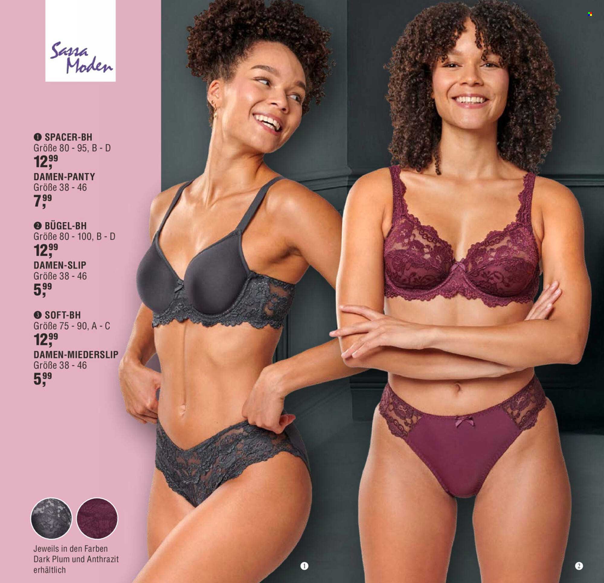 Damenwäsche von Sara Modern - BHs und Slips zum Vorteilspreis