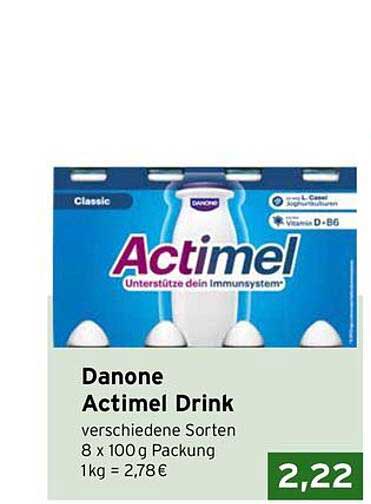 Danone Actimel Drink 8 x 100 g