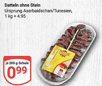 Datteln ohne Stein