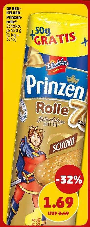 DE BEUKELAER Prinzenrolle Schoko, je 450 g (+50 g GRATIS)