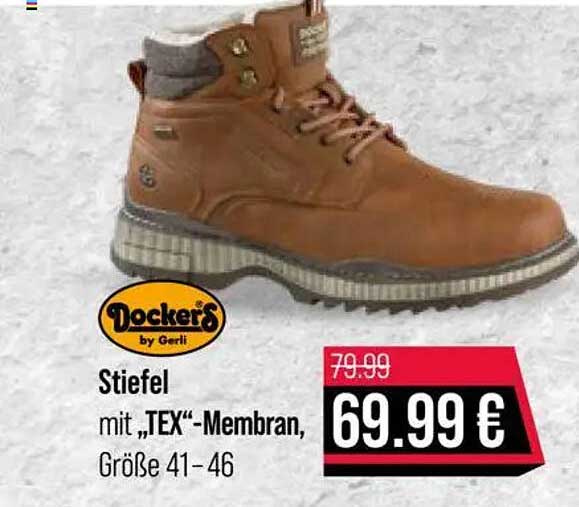 Dockers by Gerli Stiefel mit „TEX“-Membran, Größe 41-46