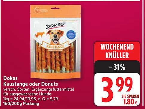 Dokas Kaustange oder Donuts – verschiedene Sorten