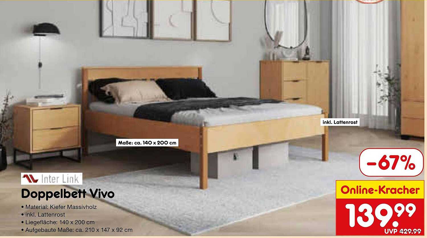 Doppelbett Vivo - Online-Kracher