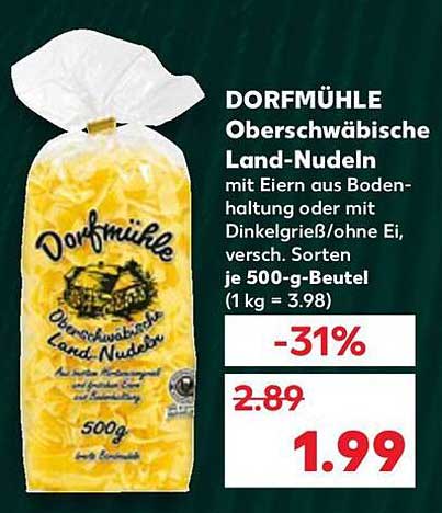 DORFMÜHLE Oberschwäbische Land-Nudeln 500 g