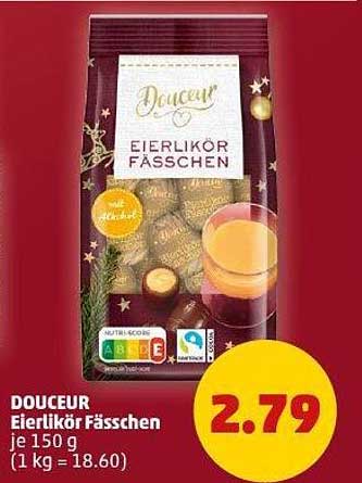 DOUCEUR Eierlikör Fässchen 150 g