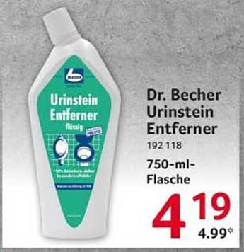 Dr. Becher Urinstein Entferner 750-ml-Flasche