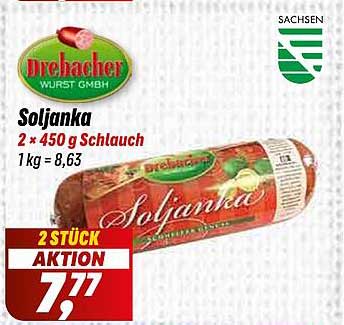 Drehacher Soljanka 2 * 450 g Schlauch