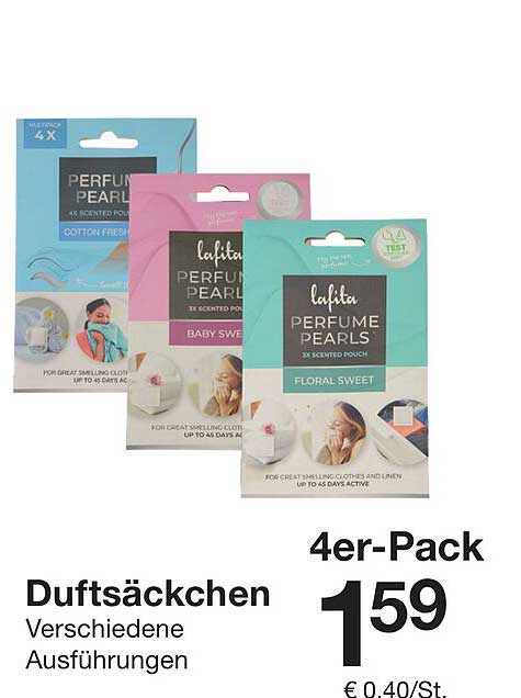 Duftsäckchen 4er-Pack - Verschiedene Ausführungen