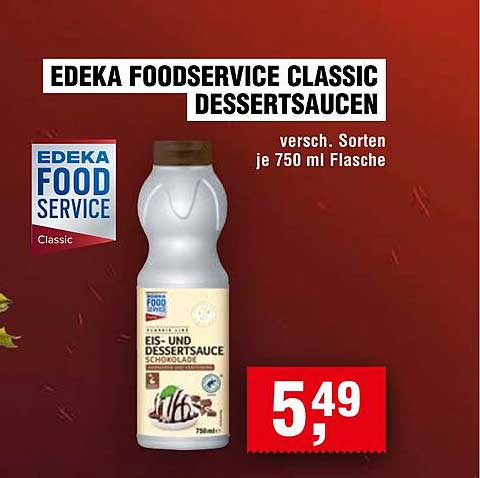 EDEKA Foodservice Classic Dessertsaucen – verschiedene Sorten
