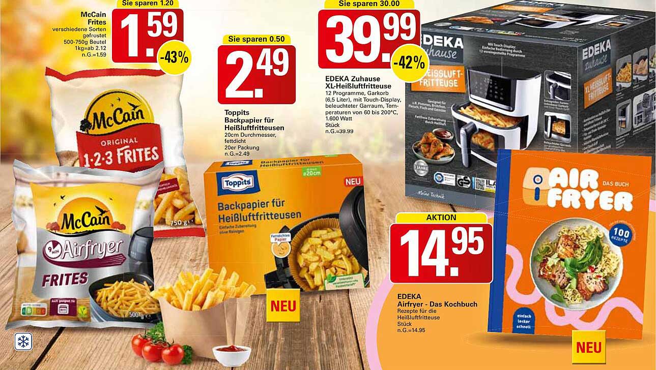 EDEKA Zuhause XL-Heißluftfritteuse