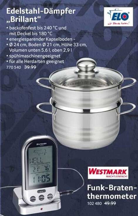 Edelstahl-Dämpfer "Brillant"