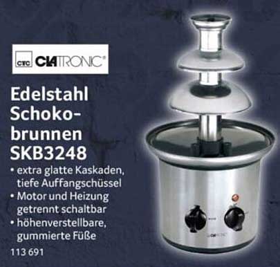 Edelstahl Schokobrunnen SKB3248