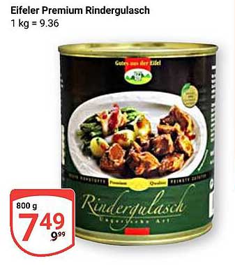 Eifeler Premium Rindergulasch 800 g