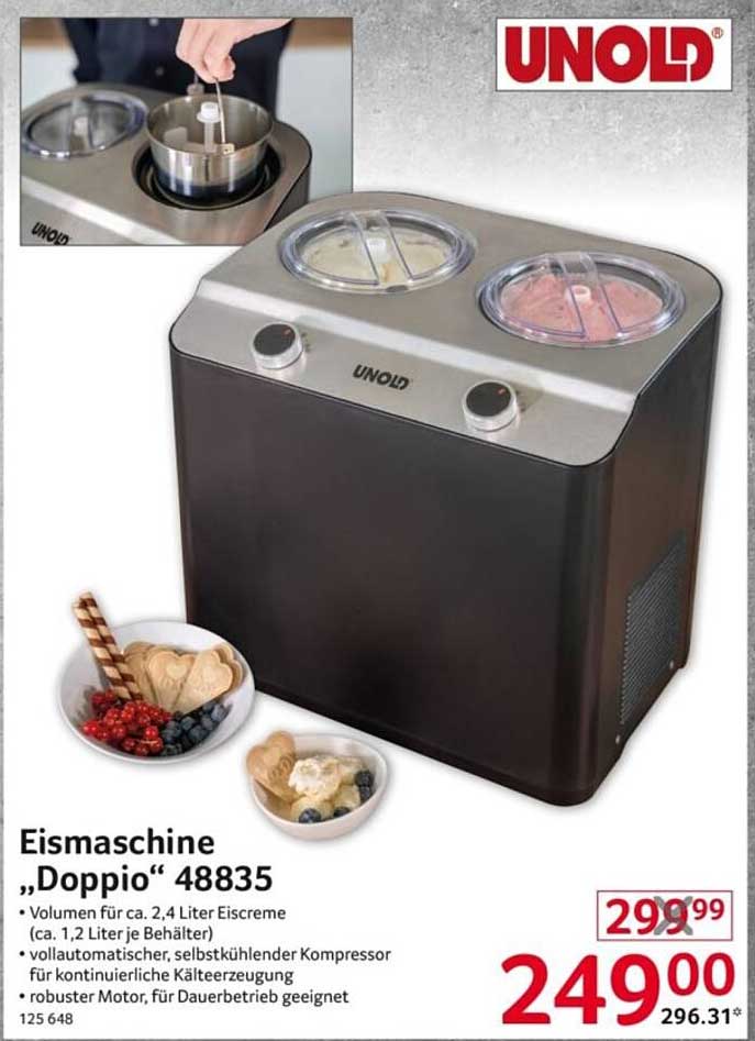 Eismaschine „Doppio“ 48835 von UNOLD