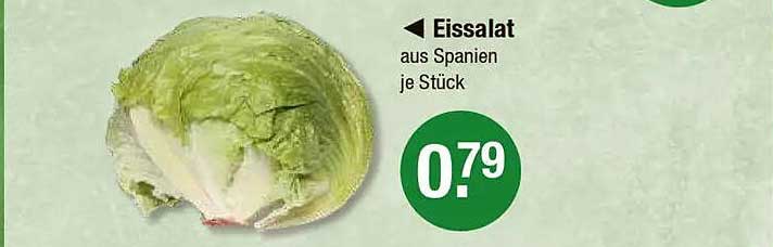 Eissalat aus Spanien je Stück