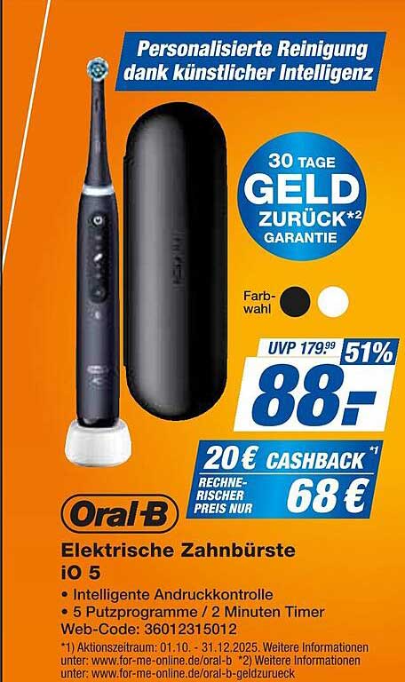 Elektrische Zahnbürste Oral-B iO 5