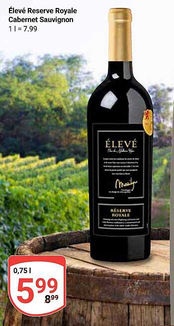 Élevé Reserve Royale Cabernet Sauvignon 0,75 l