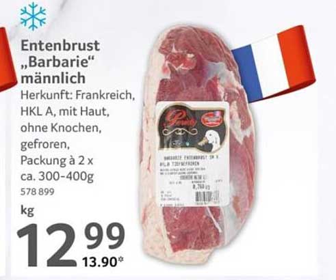 Entenbrust „Barbarie“ männlich, 300-400g