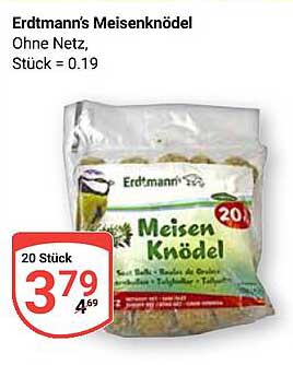 Erdtmann's Meisenknödel ohne Netz - 20 Stück