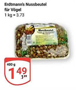 Erdtmann's Nussbeutel für Vögel 400 g
