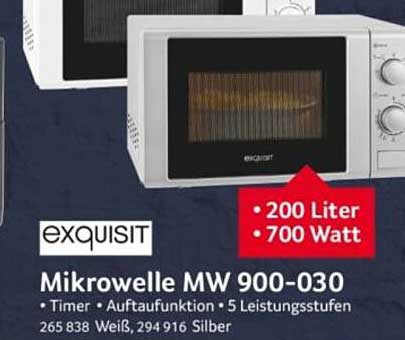 exquisit Mikrowelle MW 900-030