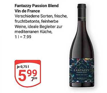 Fantazzy Passion Blend Vin de France