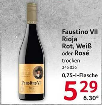 Faustino VII Rioja Rot, Weiß oder Rosé trocken 0,75 l