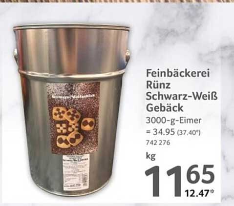 Feinbäckerei Rünz Schwarz-Weiß Gebäck