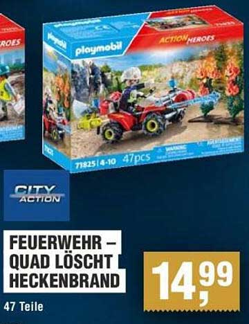 FEUERWEHR – QUAD LÖSCHT HECKENBRAND