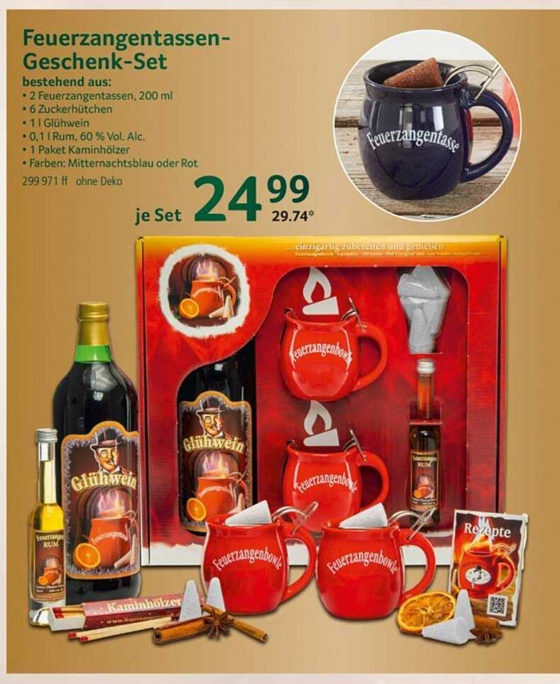 Feuerzangentassen-Geschenk-Set