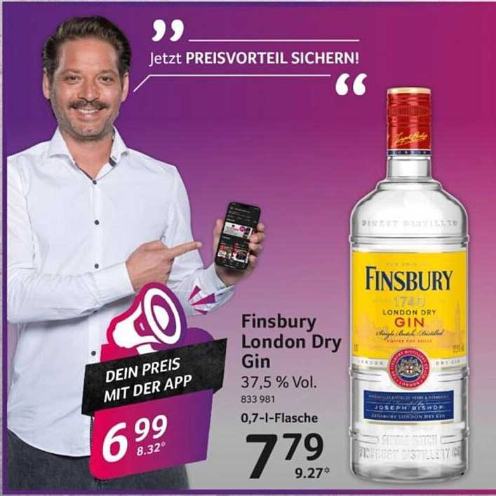 Finsbury London Dry Gin 0,7 l - Preisvorteil sichern!