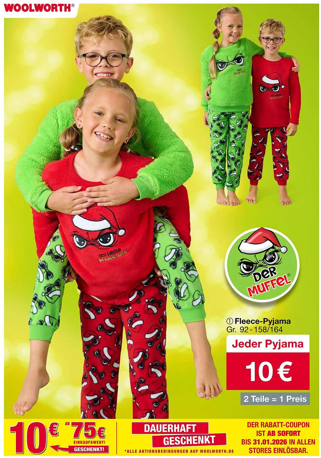 Fleece-Pyjama für Kinder