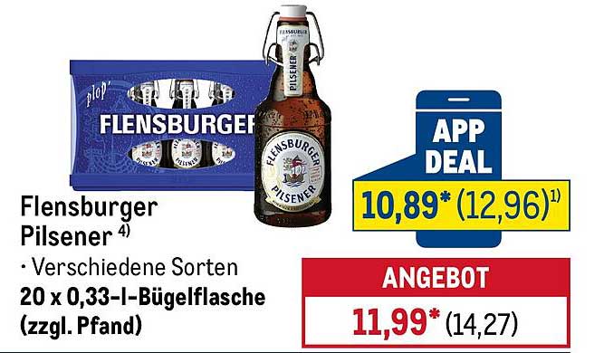Flensburger Pilsener 20 x 0,33-l-Bügelflasche