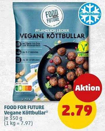 FOOD FOR FUTURE Vegane Köttbullar* 350 g