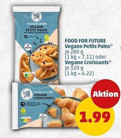 Food for Future Vegane Petits Pains und Vegane Croissants