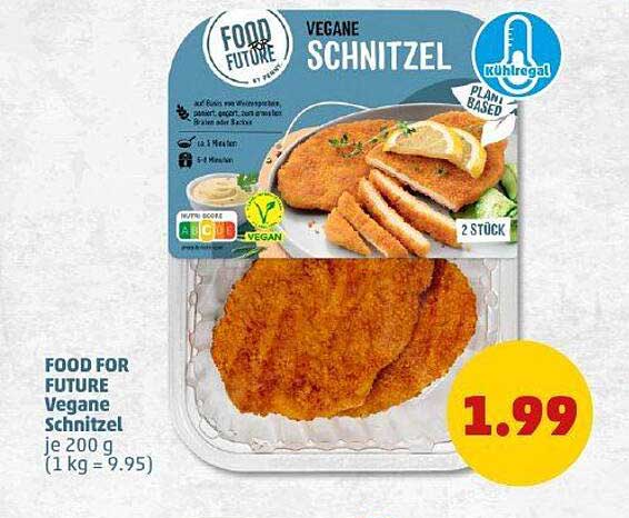 FOOD FOR FUTURE Vegane Schnitzel 200 g