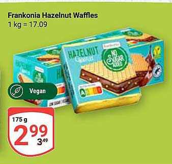 Frankonia Hazelnut Waffles 175 g