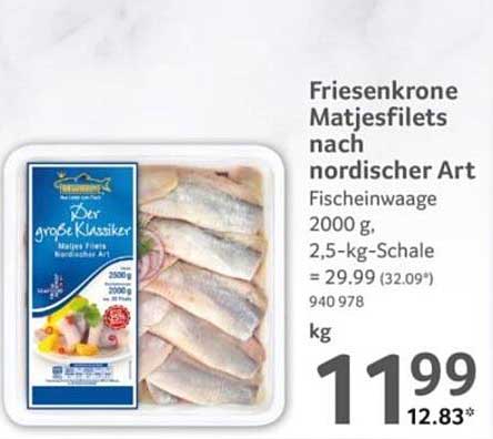 Friesenkrone Matjesfilets nach nordischer Art