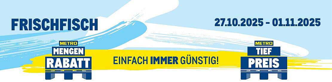 Frischfisch - Mengenrabatt bei METRO