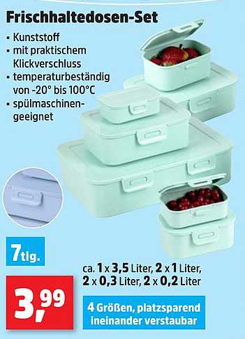 Frischhaltedosen-Set 7 tlg.