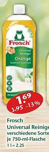 Frosch Universal Reiniger Orange 750 ml