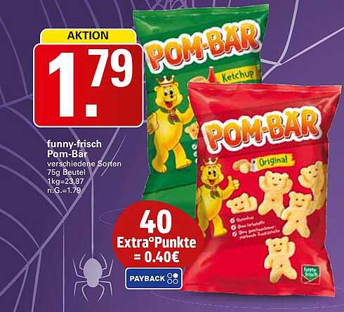 funny-frisch Pom-Bär verschiedene Sorten 75g Beutel