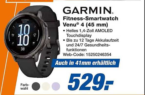 GARMIN Fitness-Smartwatch Venu® 4 (45 mm)