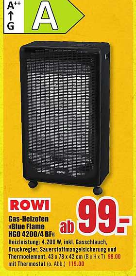 Gas-Heizofen »Blue Flame HGO 4200/4 BF«