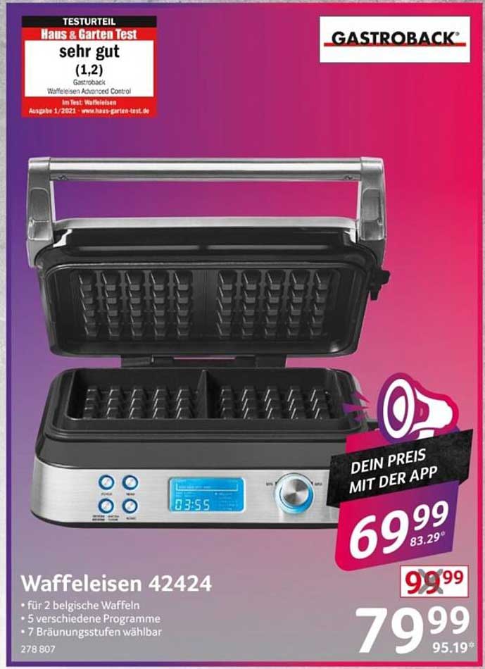 Gastroback Waffeleisen 42424