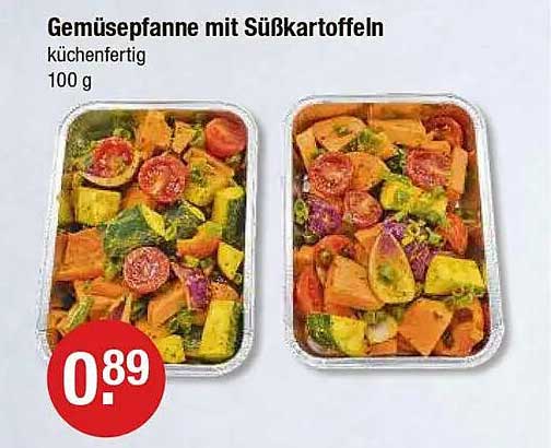 Gemüsepfanne mit Süßkartoffeln