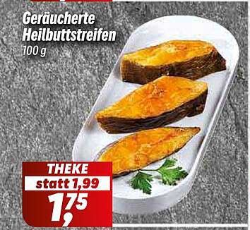 Geräucherte Heilbuttstreifen 100 g