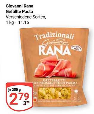 Giovanni Rana Gefüllte Pasta 250g - Vielfalt genießen
